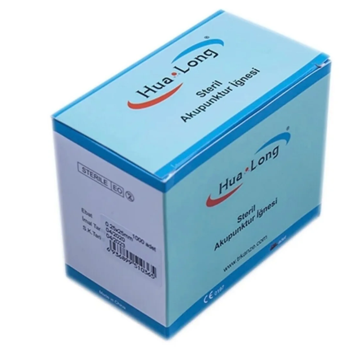 Hualong Akupunktur İğnesi Steril 0,25*13mm 200 Adet