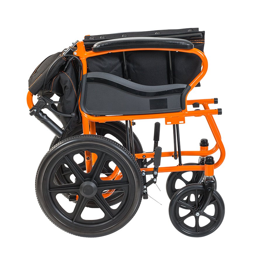 Golfi G105 Refakatçi Tipi Hasta Transfer Sandalyesi – Katlanabilir ve Hafif Yapı