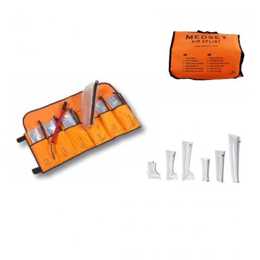 Şişme Atel Seti - Acil Ilk Yardım Şişme Atel Seti Kırık Çıkık Destek Atel Çantası Ilk Yardım Ateli